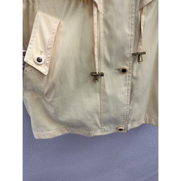 Women Braetan Yellow Button Up Hooded Jacket Size Medium - Picture 7 of 16